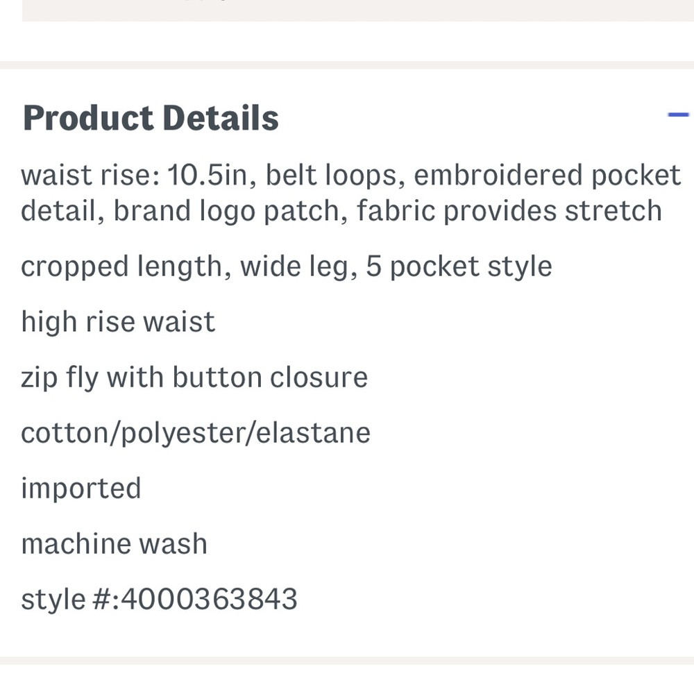 Levi’s High Rise Wide-Leg Jeans - Picture 3 of 3
